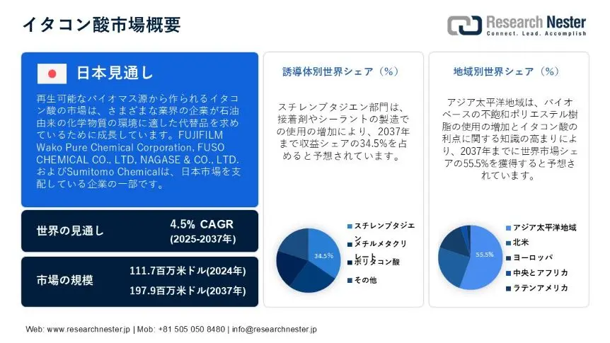 Itaconic Acid Market Overview